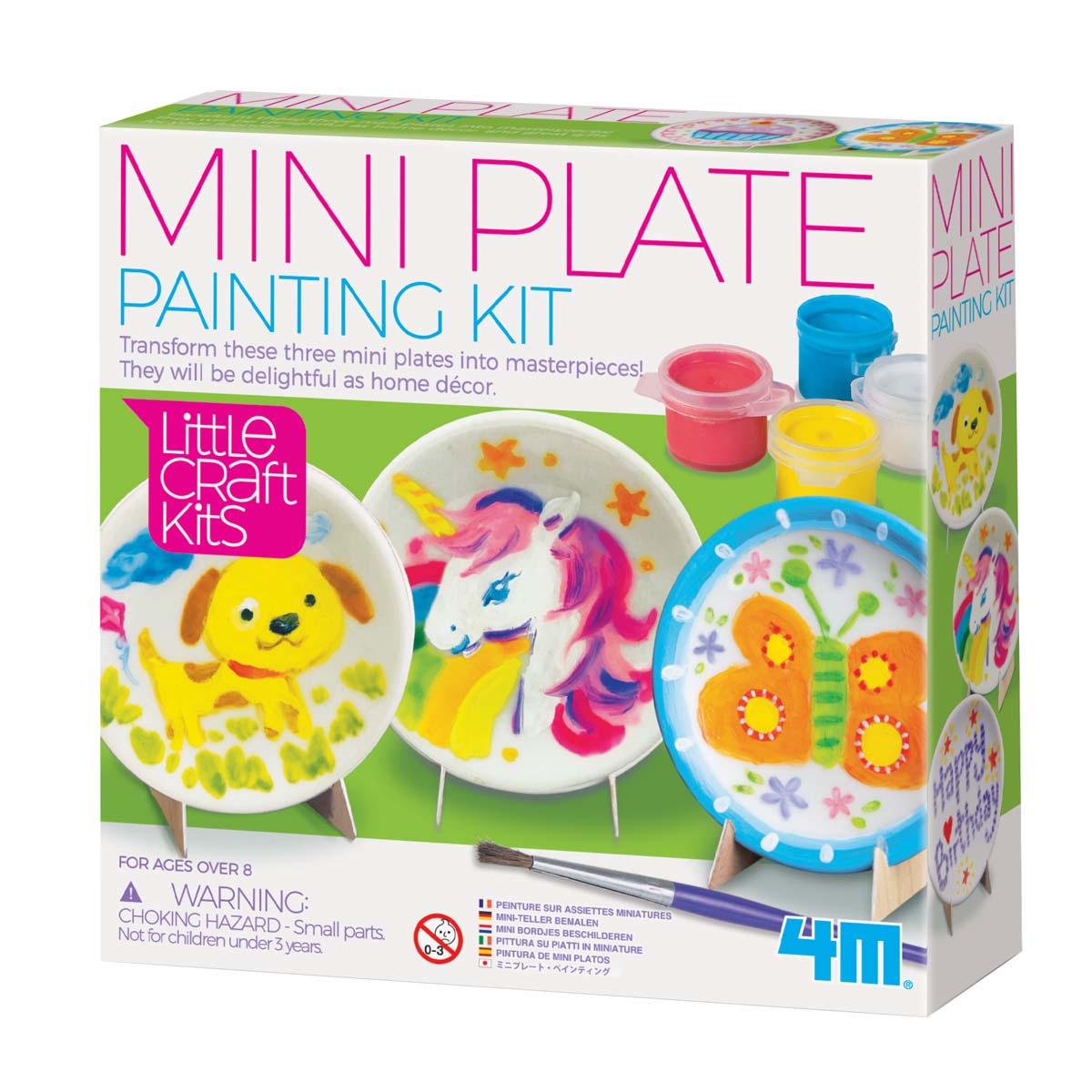 4M-Little Craft Mini Plate Painting Set – Toysmith